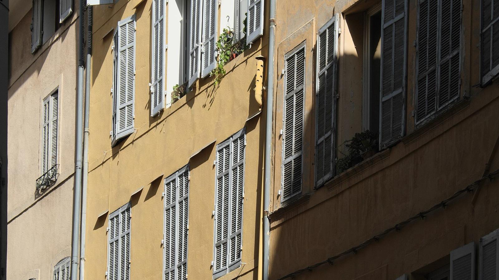 La rue Chabrier, à Aix-en-Provence