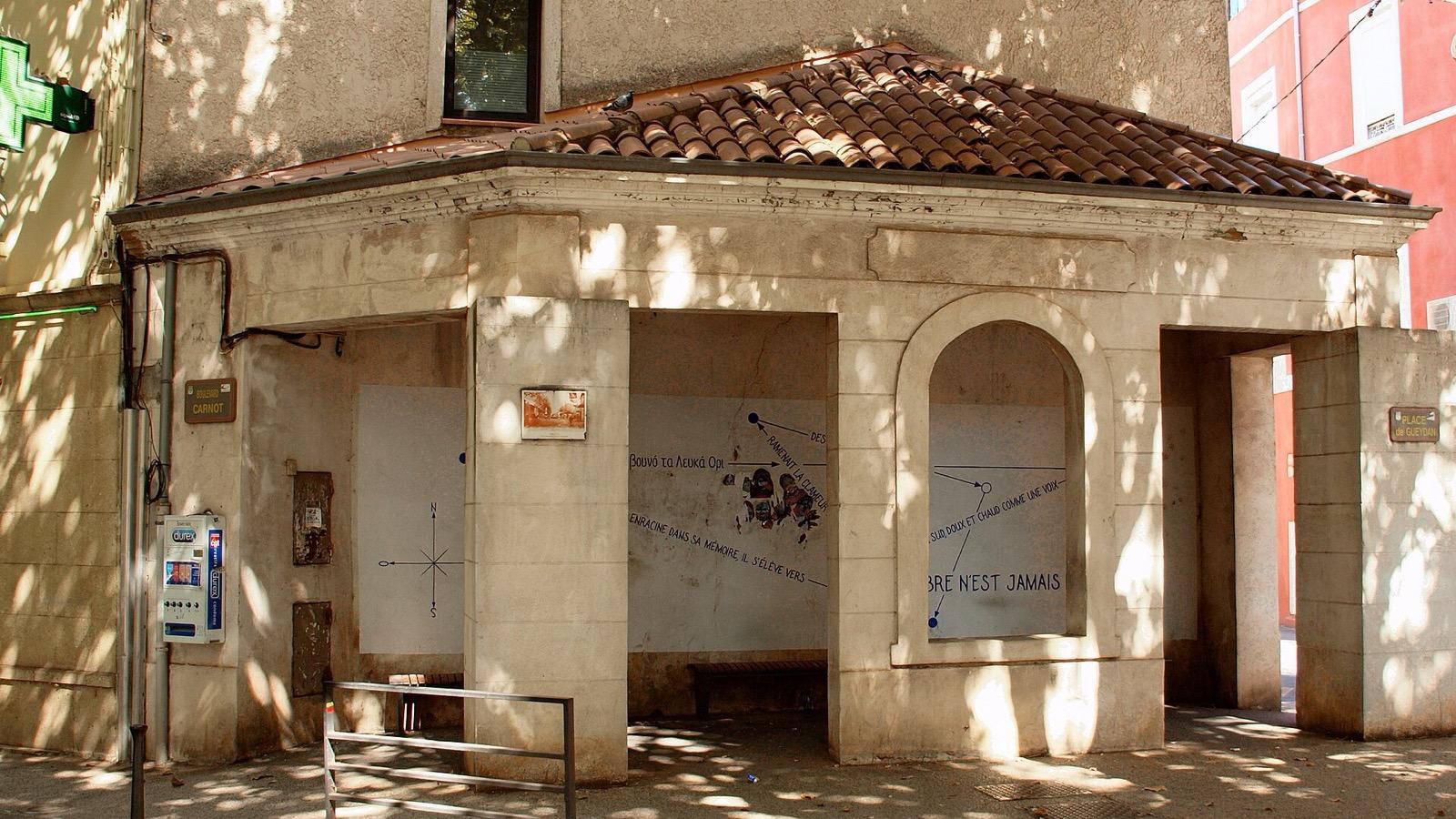 La place Gueydan, à Gardanne