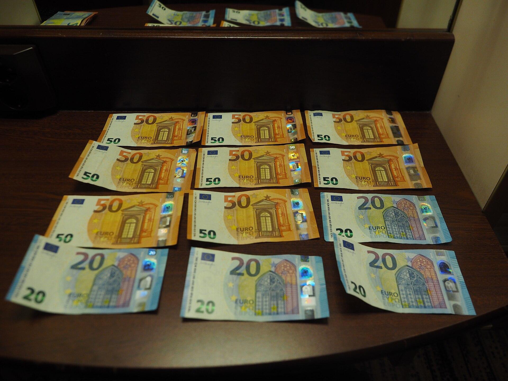 Billets de banque en euros