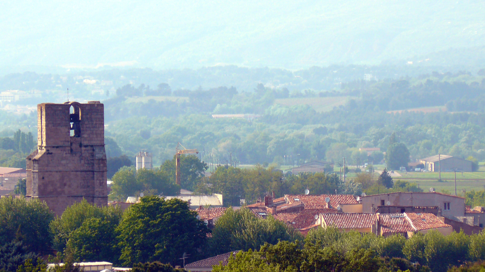Une vue de Trets