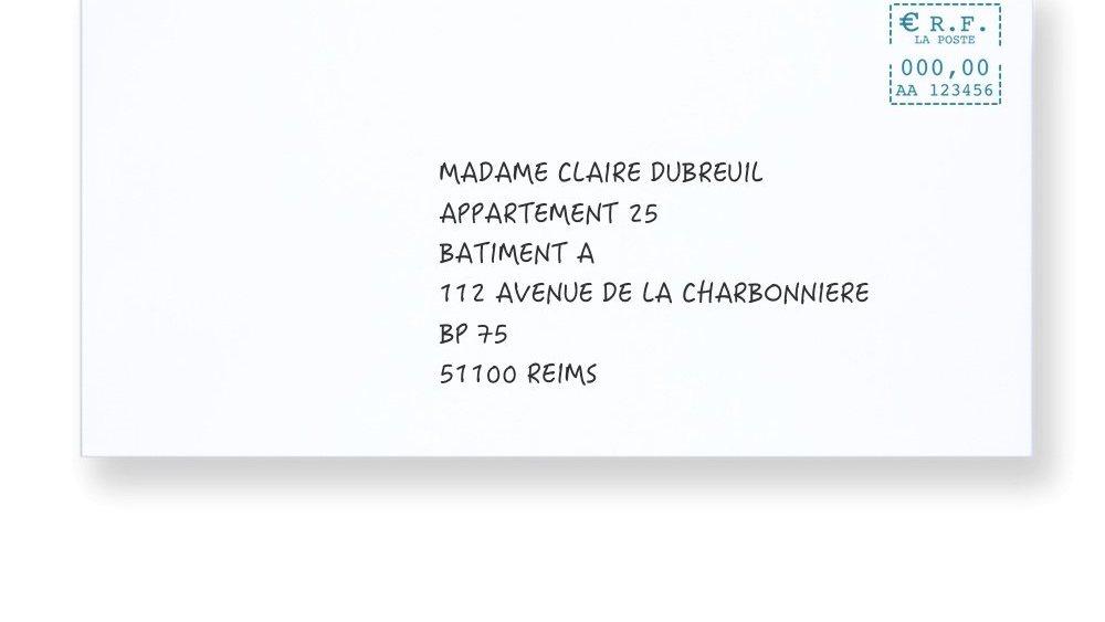 Une lettre administrative officielle