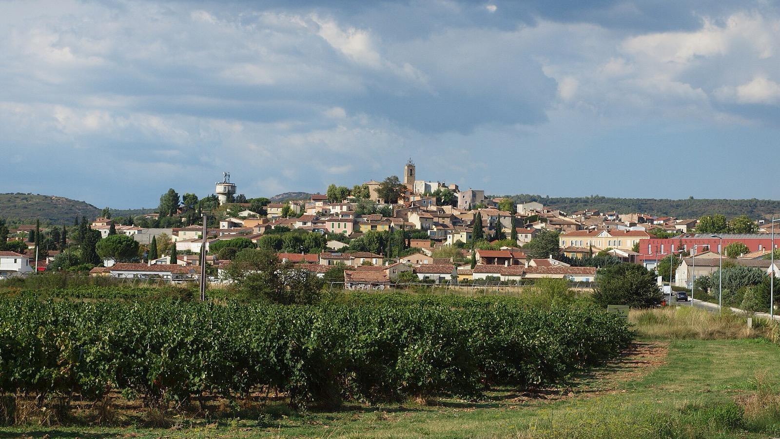 Vue de Pourrières