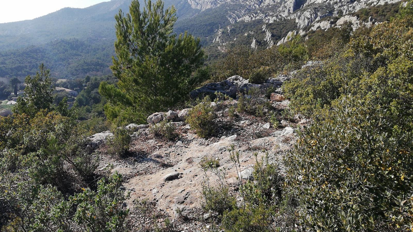 L'oppidum de Bramefan, à Puyloubier