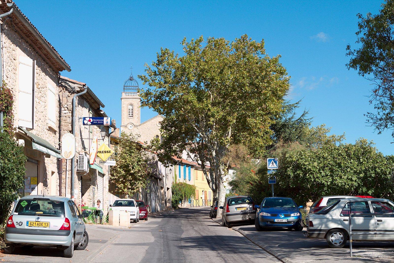 Une vue de Puyloubier
