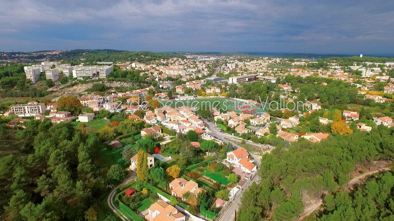 Septèmes-les-Vallons vue du ciel
