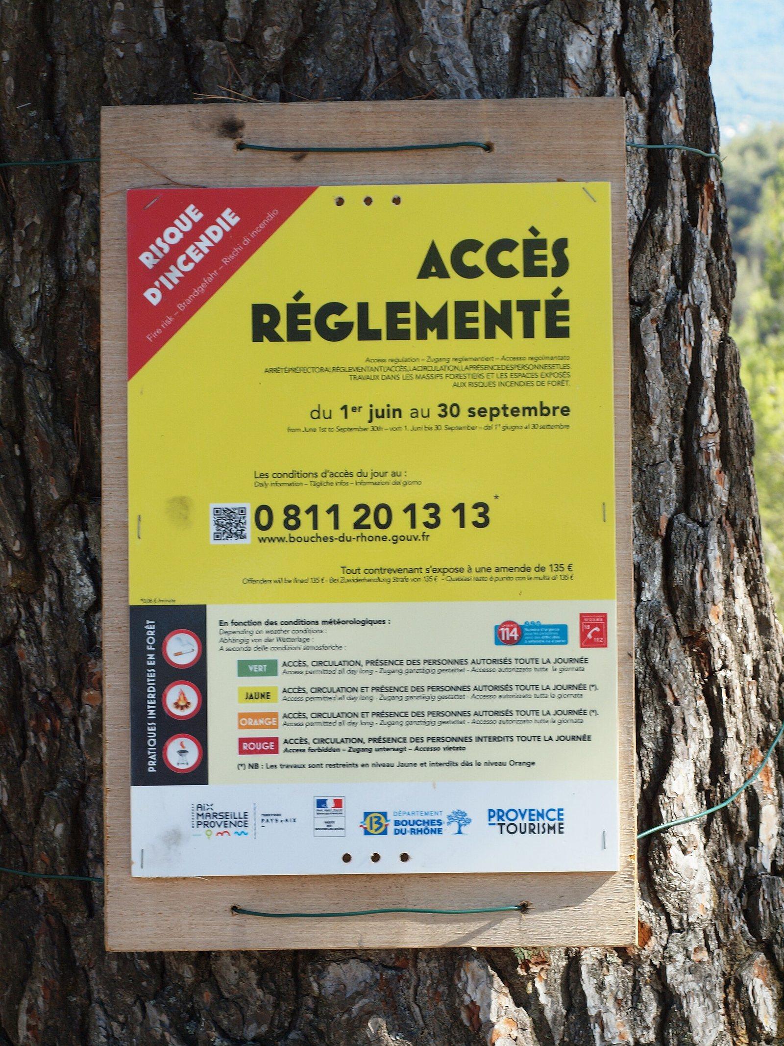 Une vue de Trets