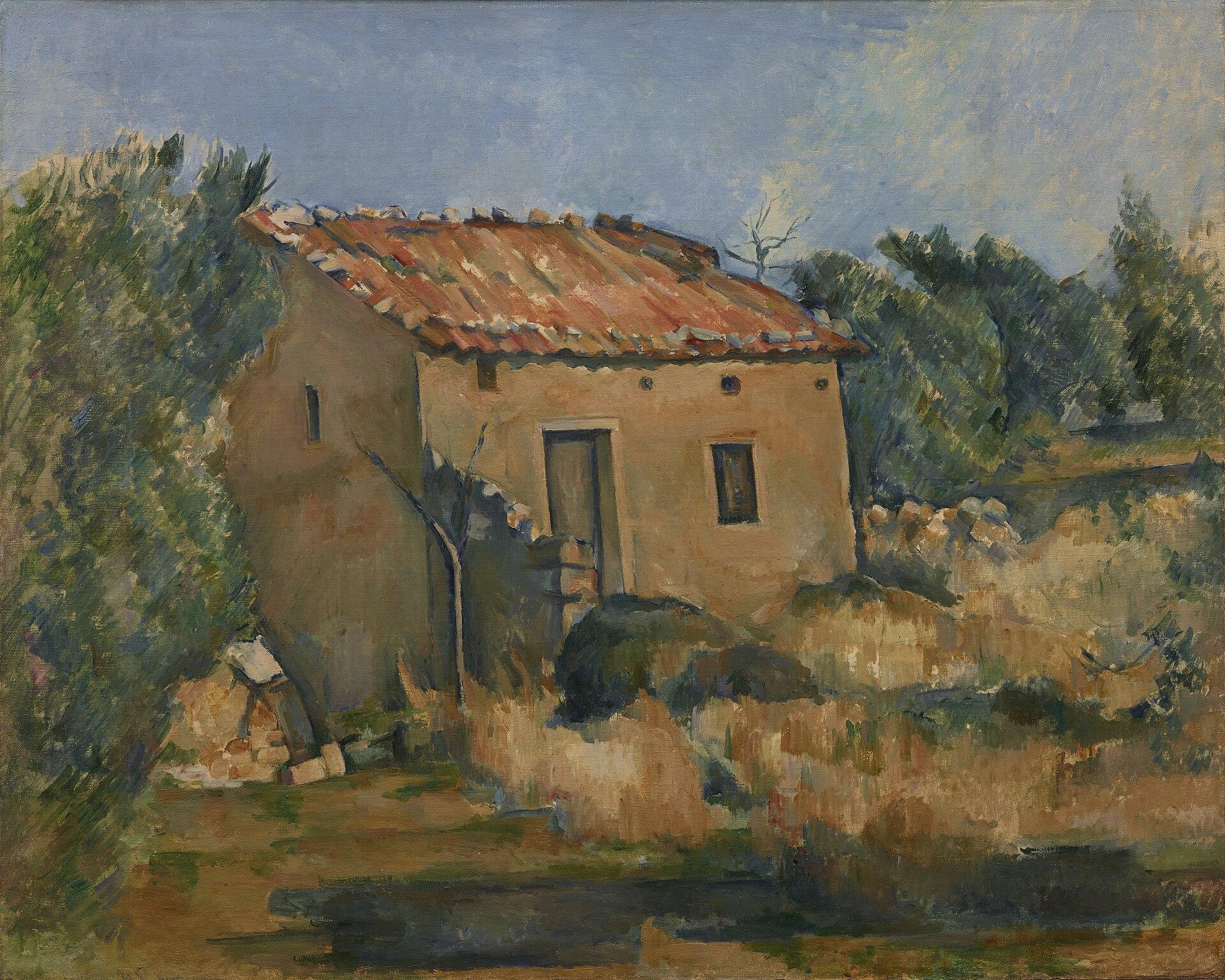 Paul Cézanne, « Maison abandonnée près d'Aix-en-Provence »