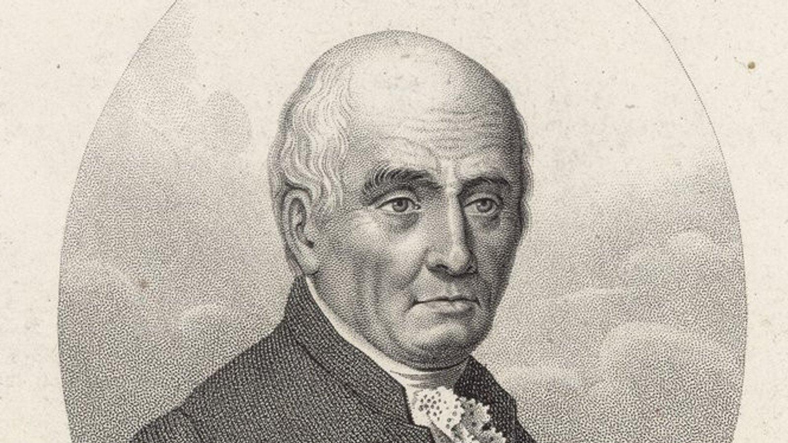 Gravure du XIXe siècle représentant le naturaliste Michel Adanson