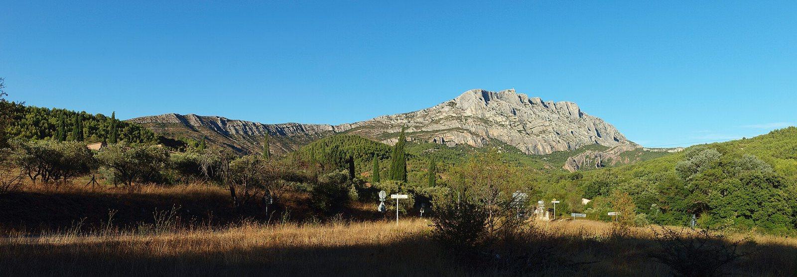 Une vue de Beaurecueil