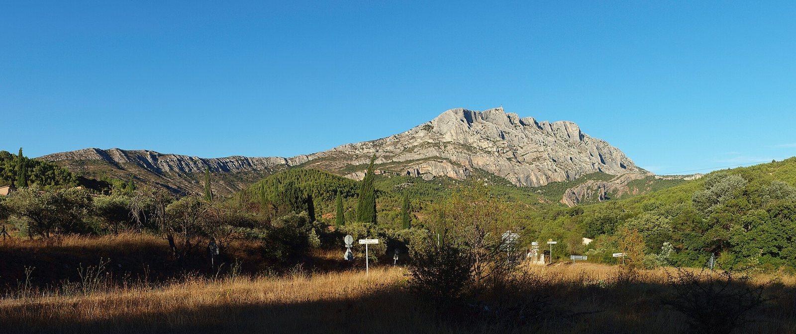 Une vue de Beaurecueil