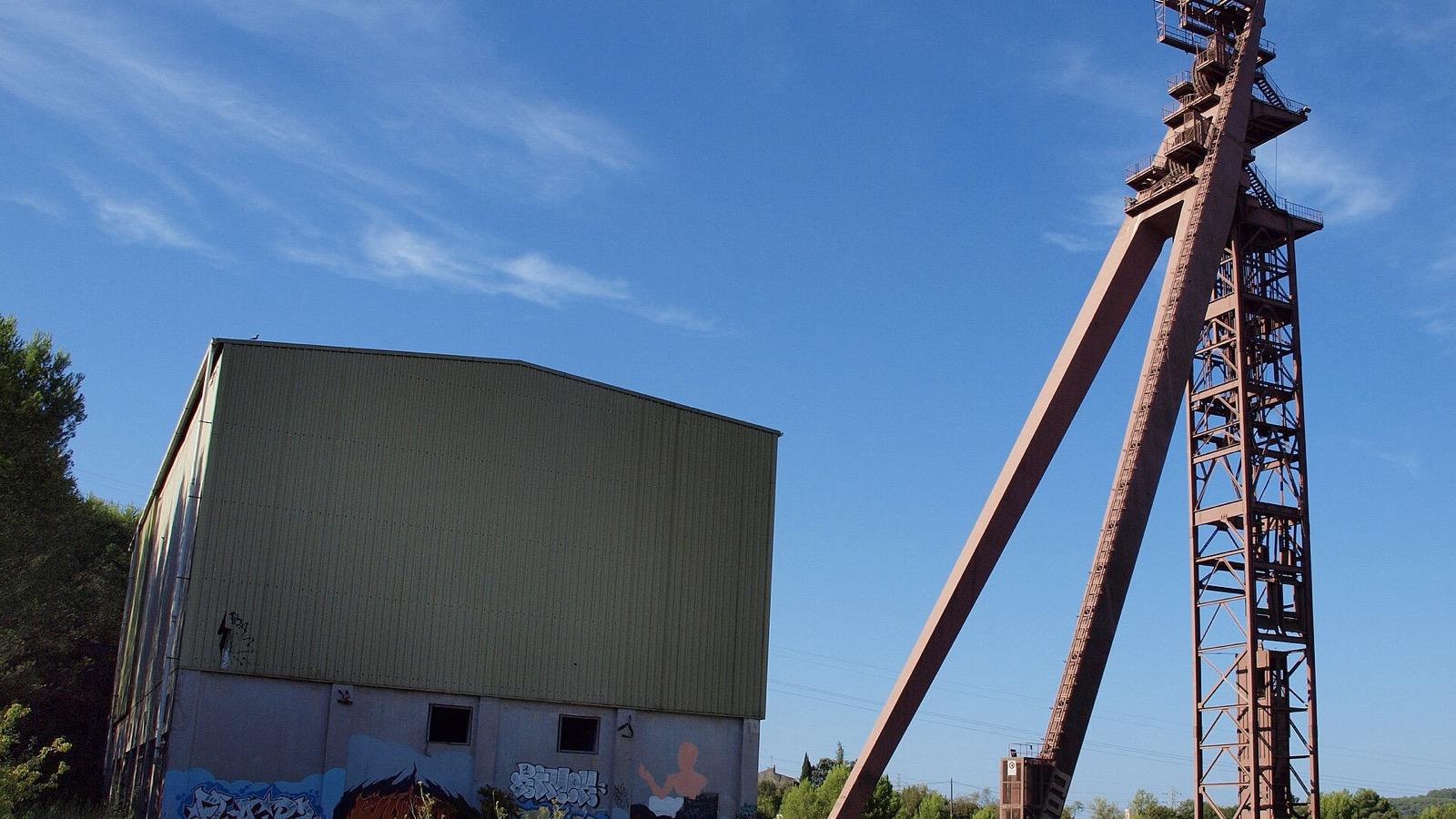 Le site du Puits Z, à Gardanne