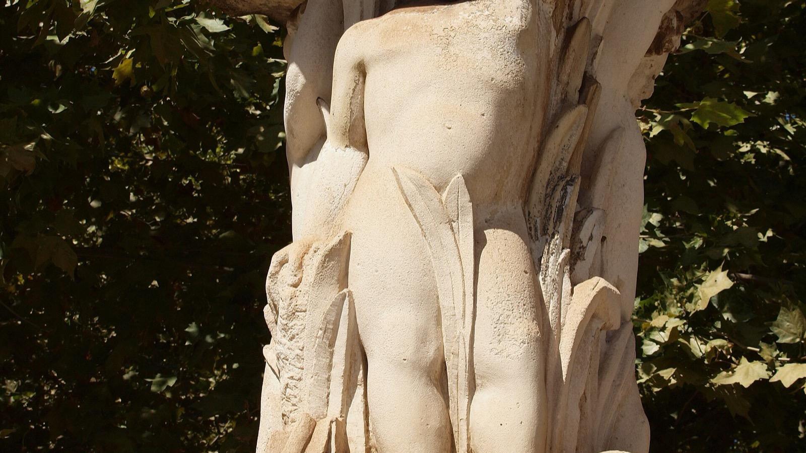 La fontaine marquis Gueydan, à Gardanne