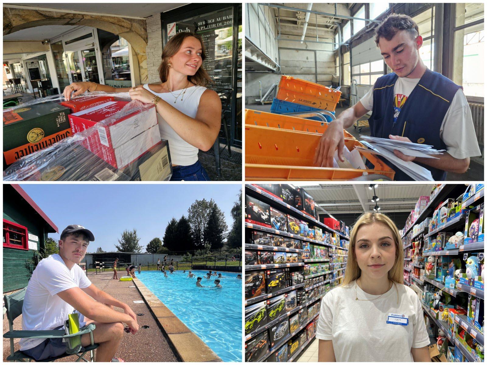 Un jeune en job d'été