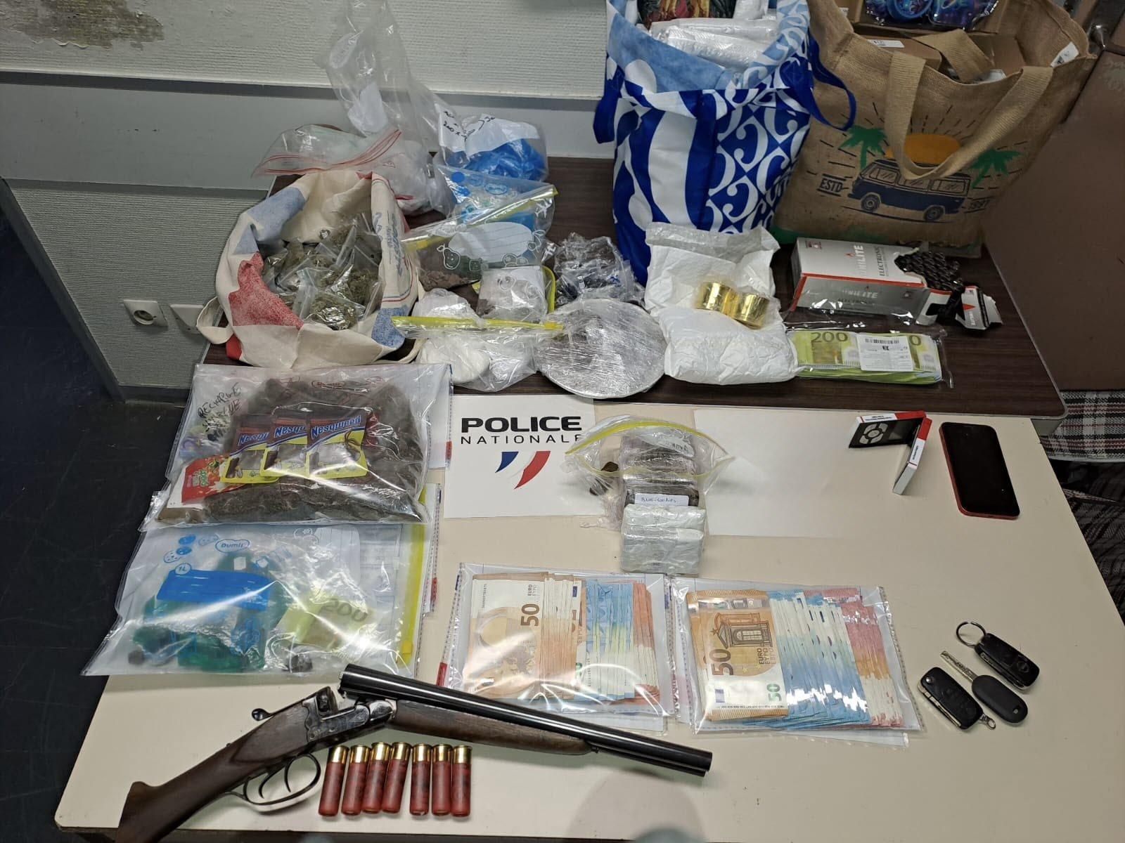 Une saisie de stupéfiants par la police