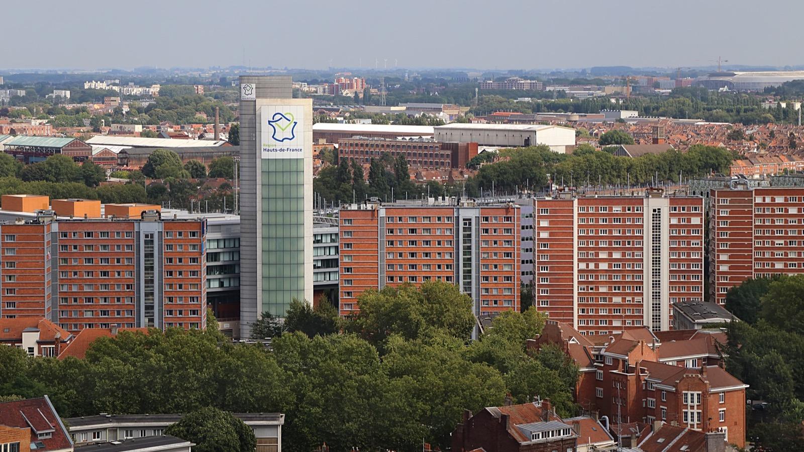 Le siège du conseil régional des Hauts-de-France, à Lille
