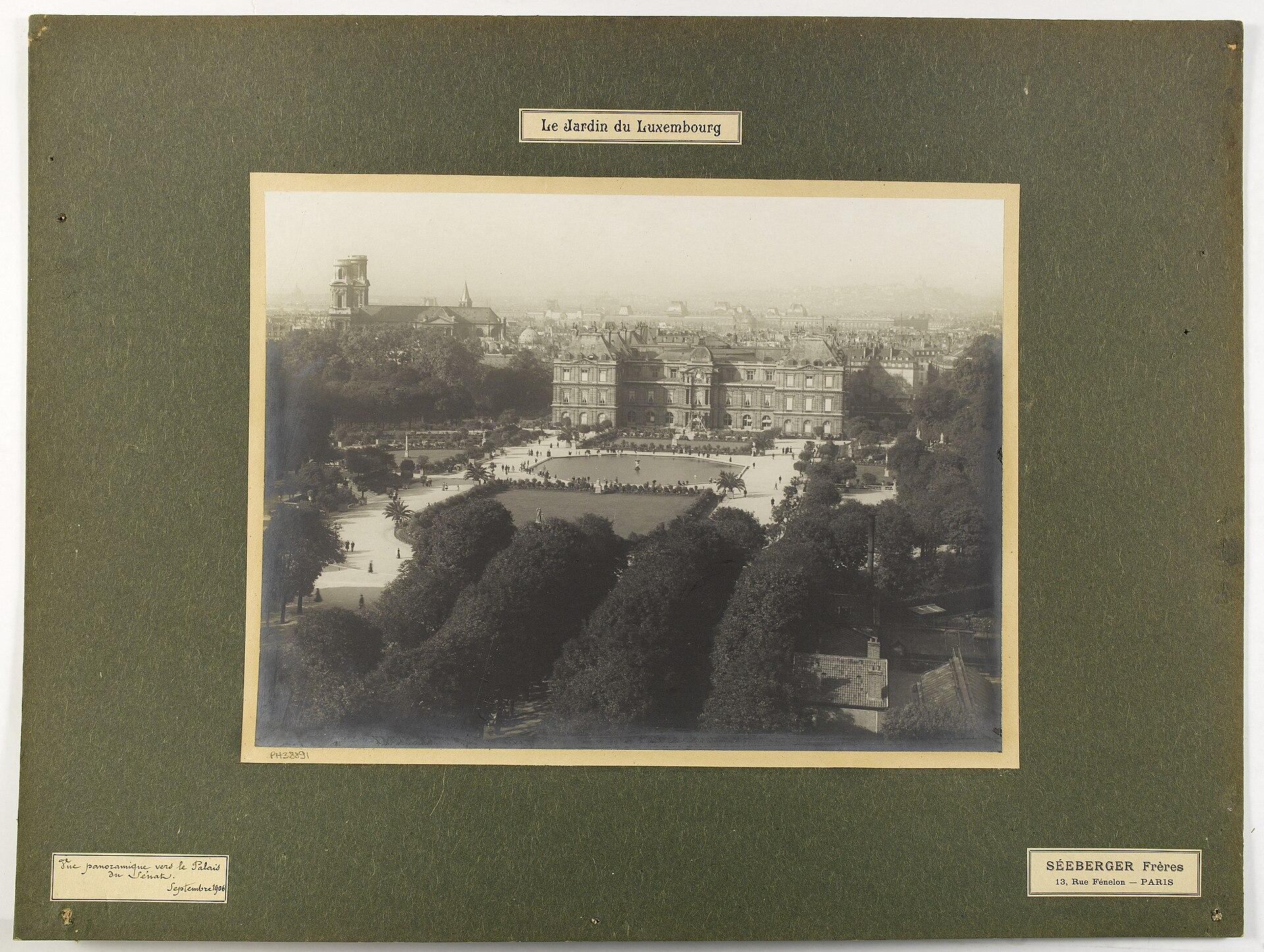 Le palais du Luxembourg, siège du Sénat